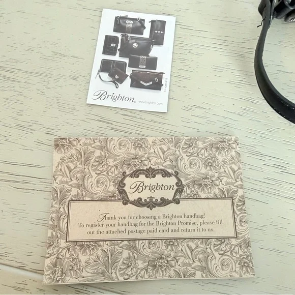 NWT Brighton Brown Taupe Brown Sullivan Expandable Crossbody Bag Purse Leather - Picture 5 of 8